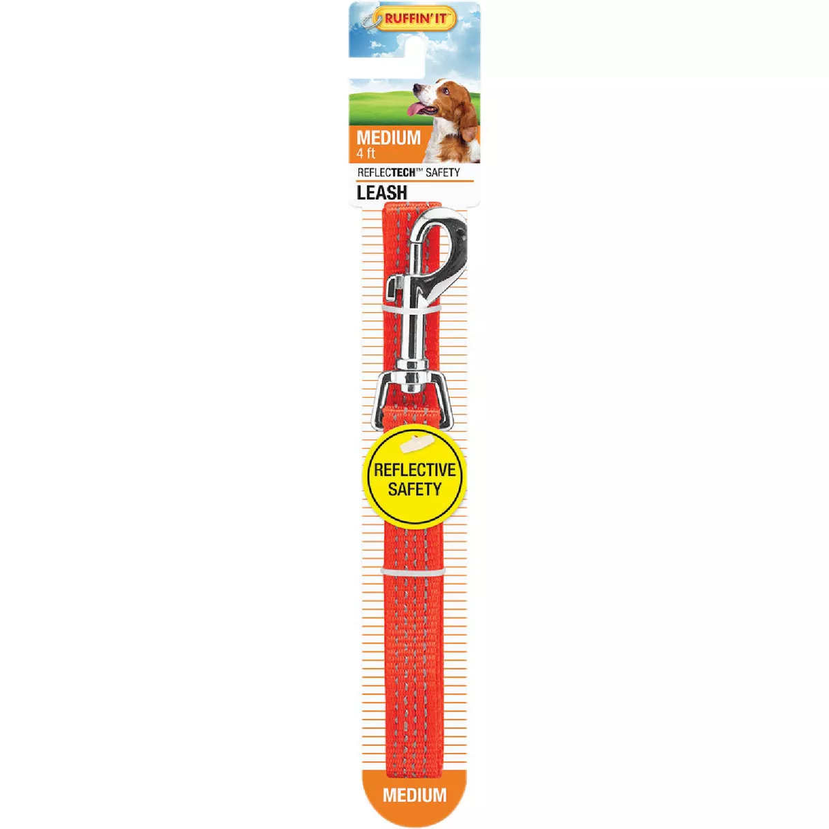 Westminster Pet Ruffin' it 4 Ft. Nylon Reflective High Visibility Medium Dog Leash - photo 7