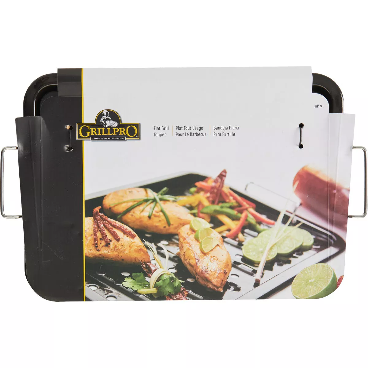 GrillPro 11 In. W. x 16 In. L. Porcelain Coated Stainless Steel Grill Topper Tray - photo 8