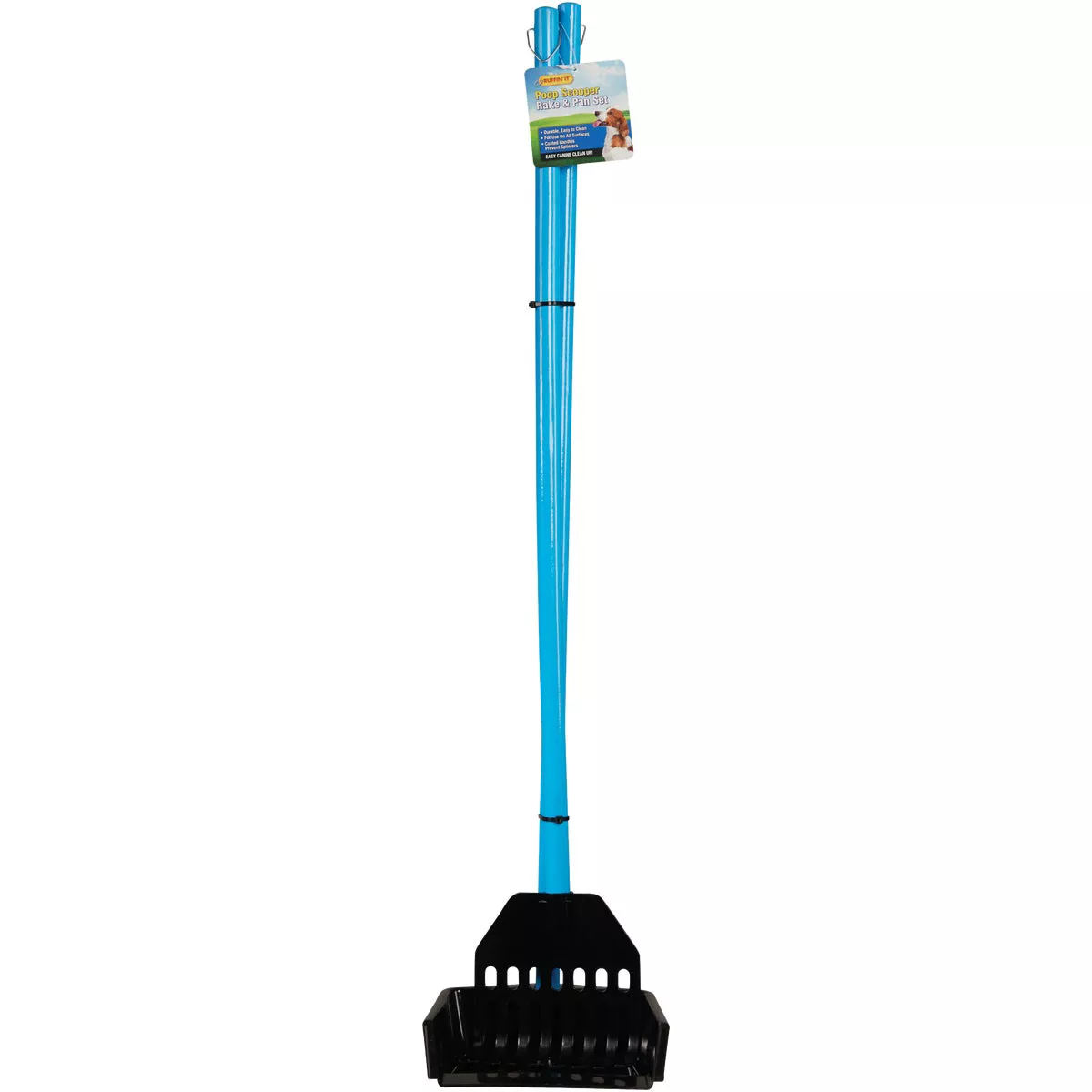 Westminster Pet Poop Patrol 37 In. Purple & Black Plastic Rake & Pan Pet Scooper - photo 2