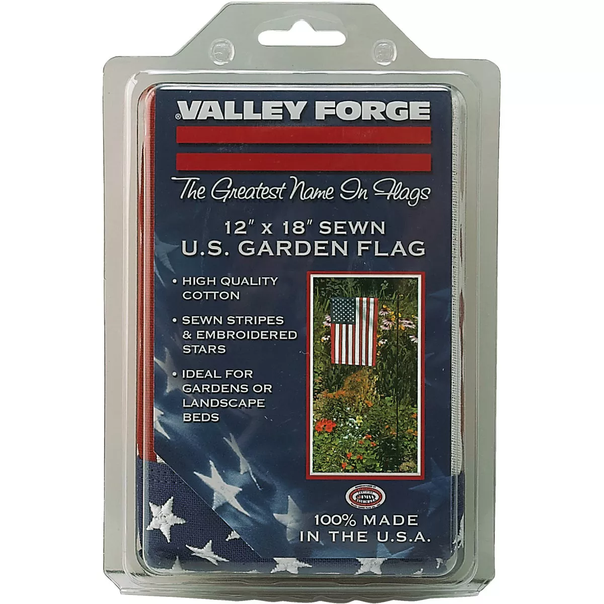Valley Forge 11 In. x 15 In. Polyester American Garden Flag - photo 2