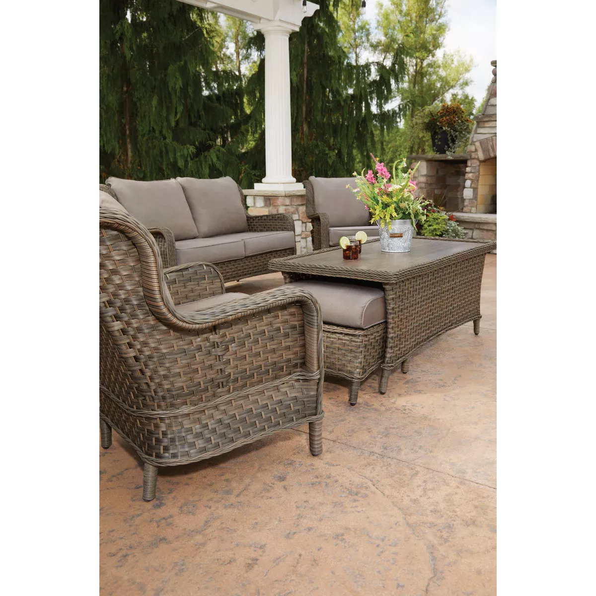 Outdoor Expressions Heritage 6-Piece Chat Set | Do it Best