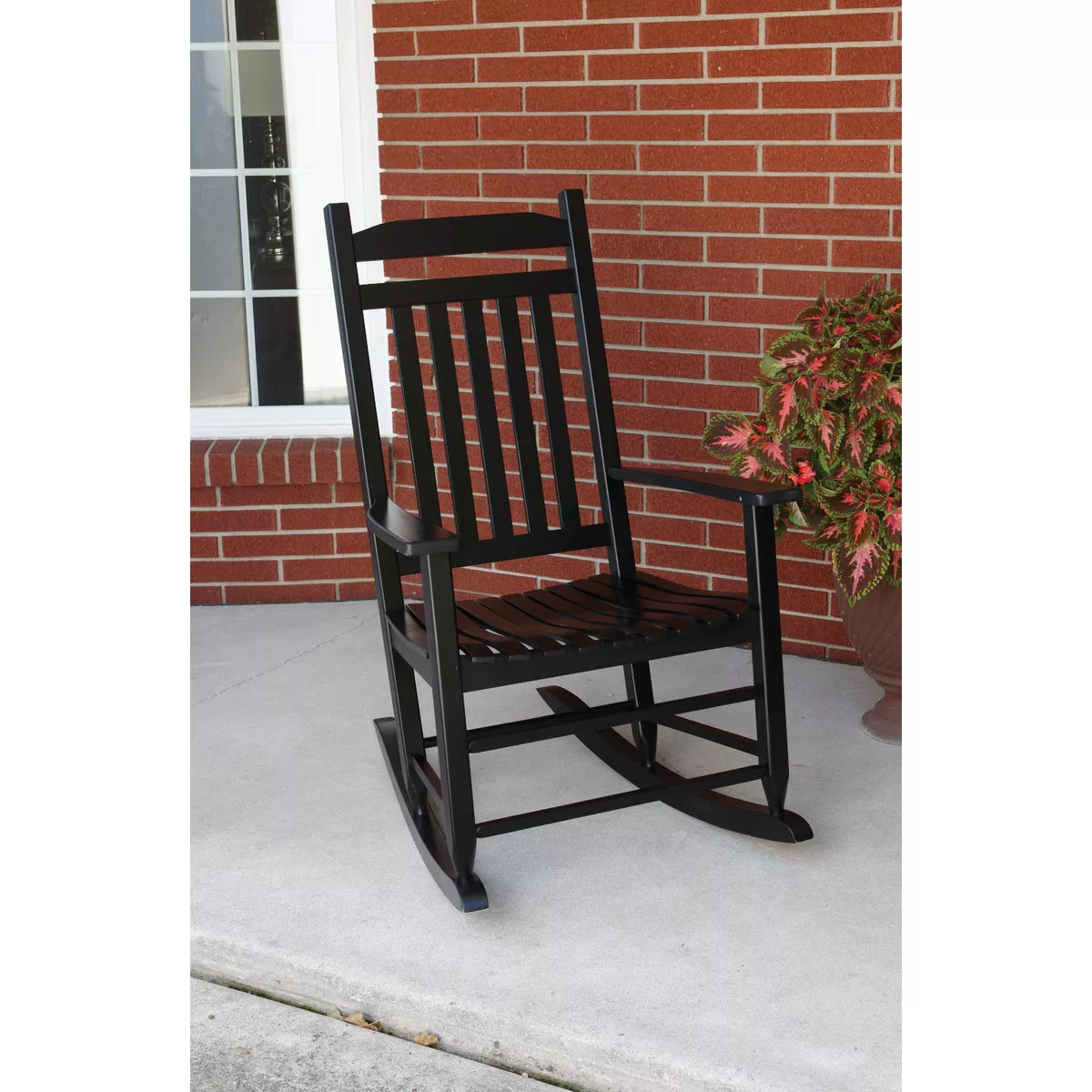 Knollwood Black Wood Mission Rocking Chair - photo 3