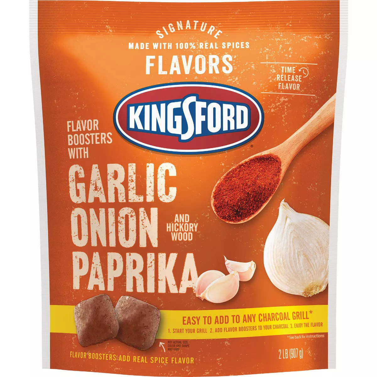 Kingsford Signature Flavors 2 Lb. Garlic, Onion, Paprika Charcoal Flavor Booster