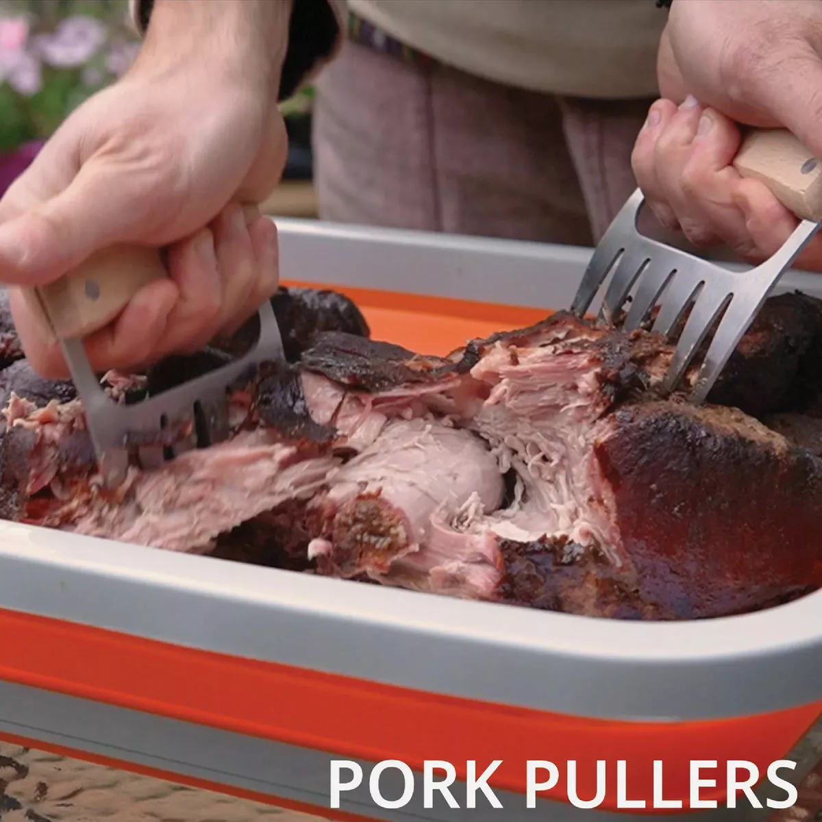 Drip EZ Pork Pullers, Solid Wood with Stainless Steel - photo 5