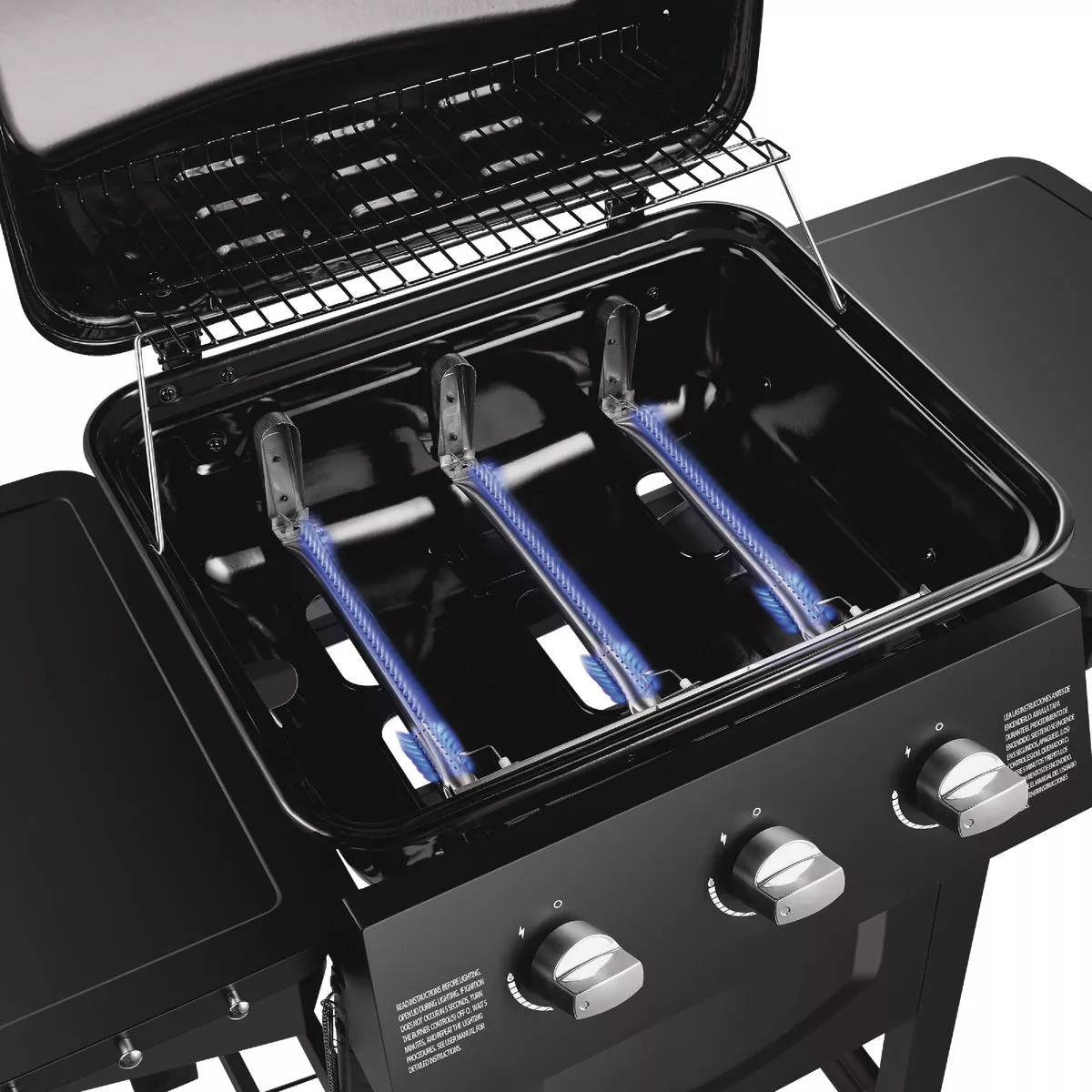 Dyna-Glo 3-Burner Black 30,000 BTU Open Cart LP Gas Grill - photo 3