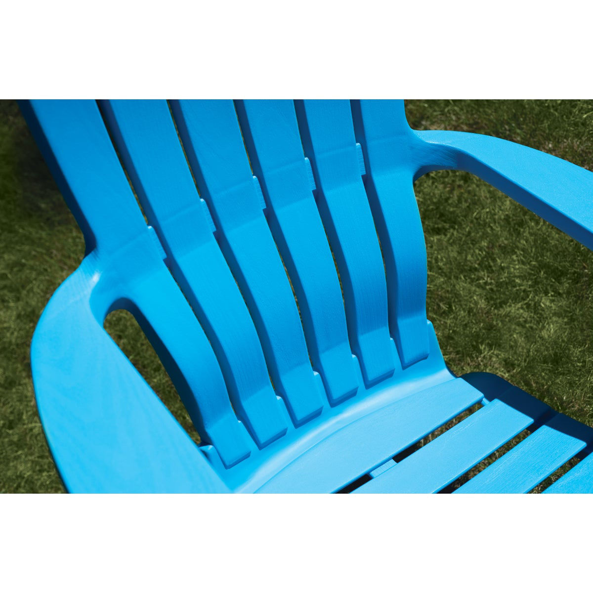 Adams realcomfort blue polypropylene best sale adirondack chair