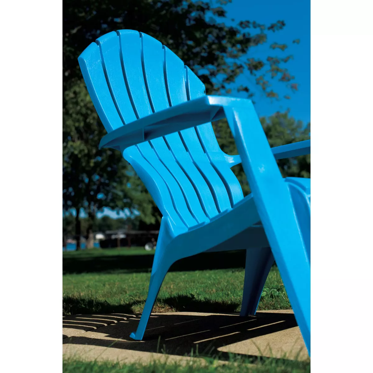 Adams RealComfort Pool Blue Resin Adirondack Chair - photo 3