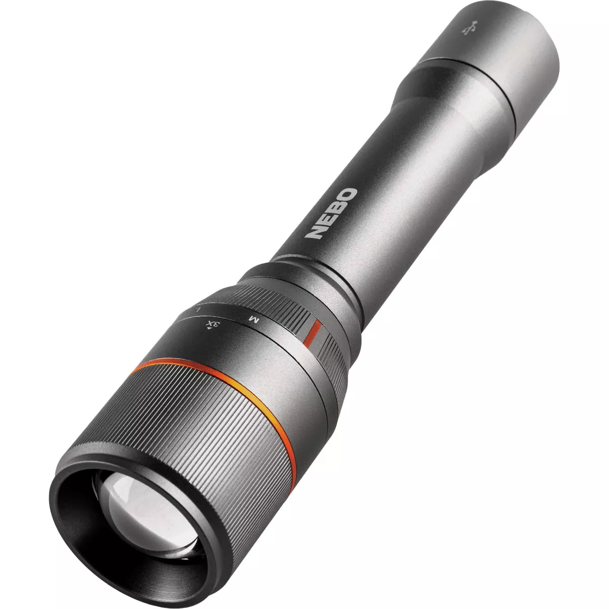 led flashlight nebo leather Nebo DaVinci LED Anodized Aluminum 3500 Lm. Rechargeable Flashlight