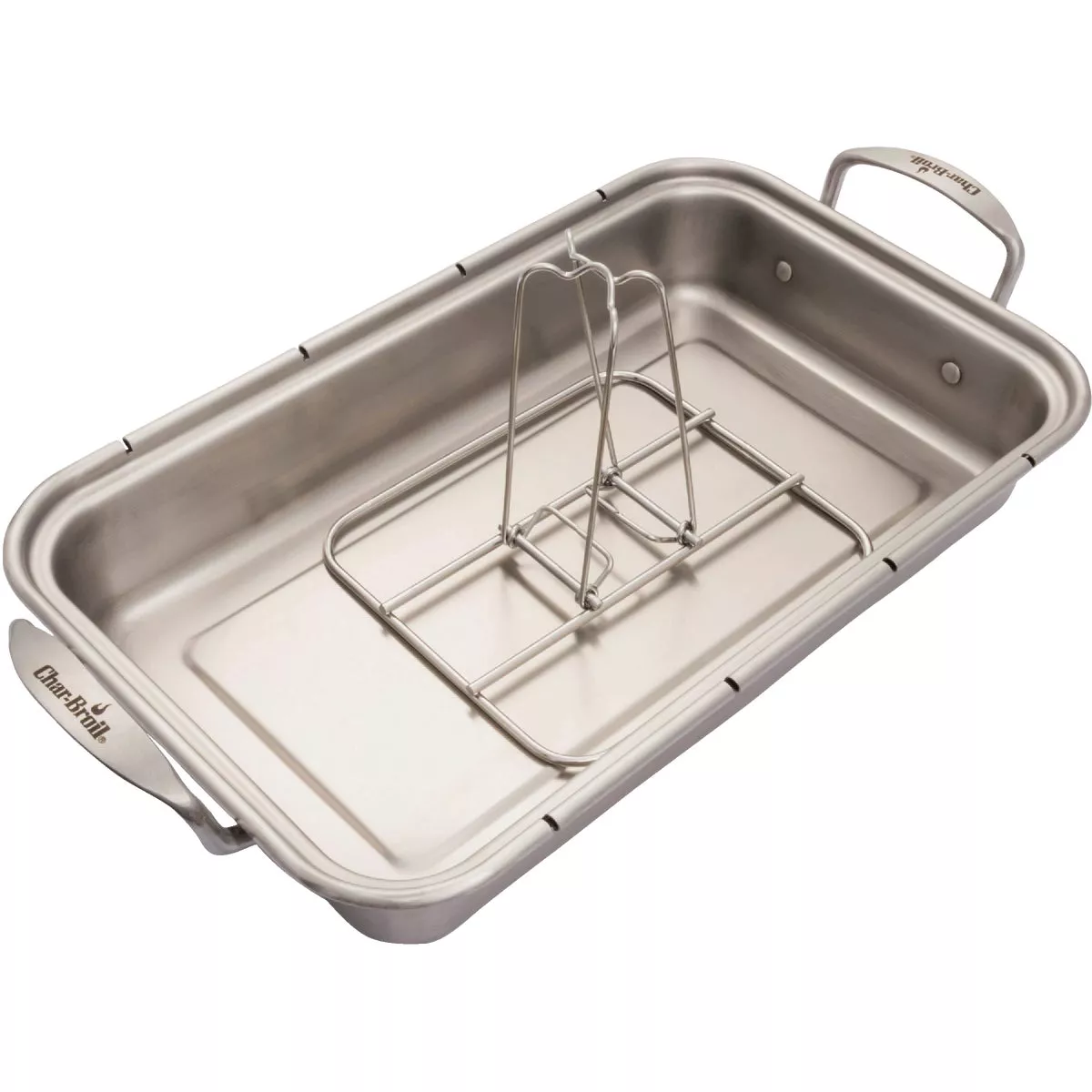 Char-Broil Grill+ 9 In. Folding Beer Can Chicken Roasting Rack | True ...