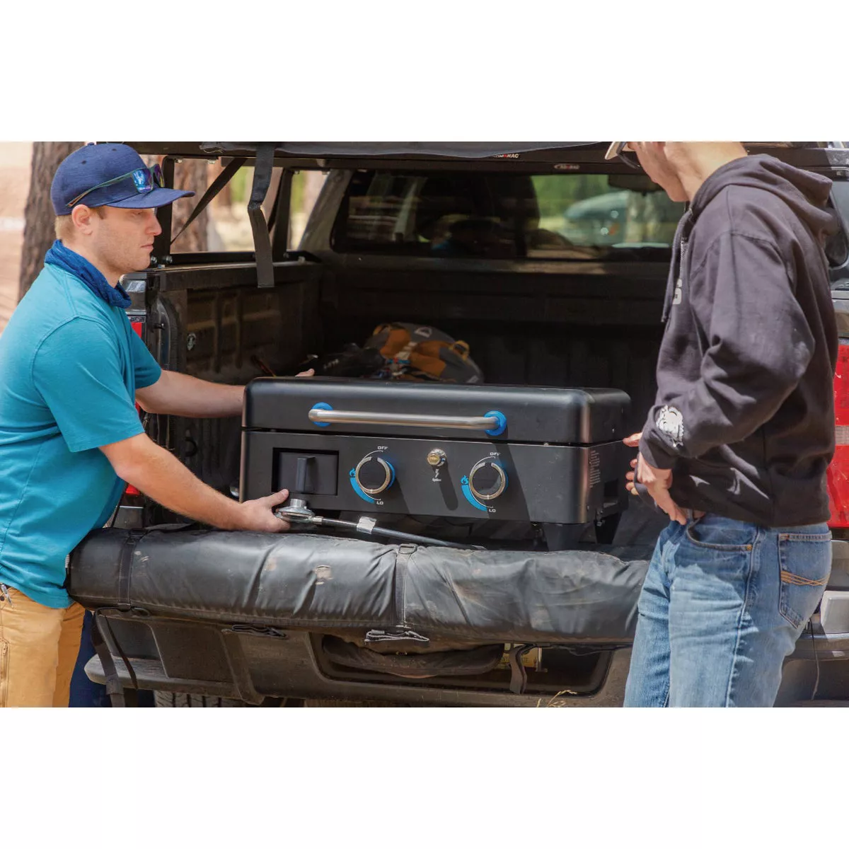 Pit Boss 2-Burner Black & Stainless Steel 26,000 BTU 421 Sq. In. Outdoor LP Gas Griddle - photo 3