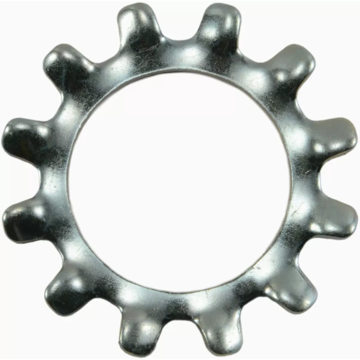 Midwest Fastener 7/16 In. x 23/32 In. Zinc Plated Grade 2 Steel External Tooth Lock Washers