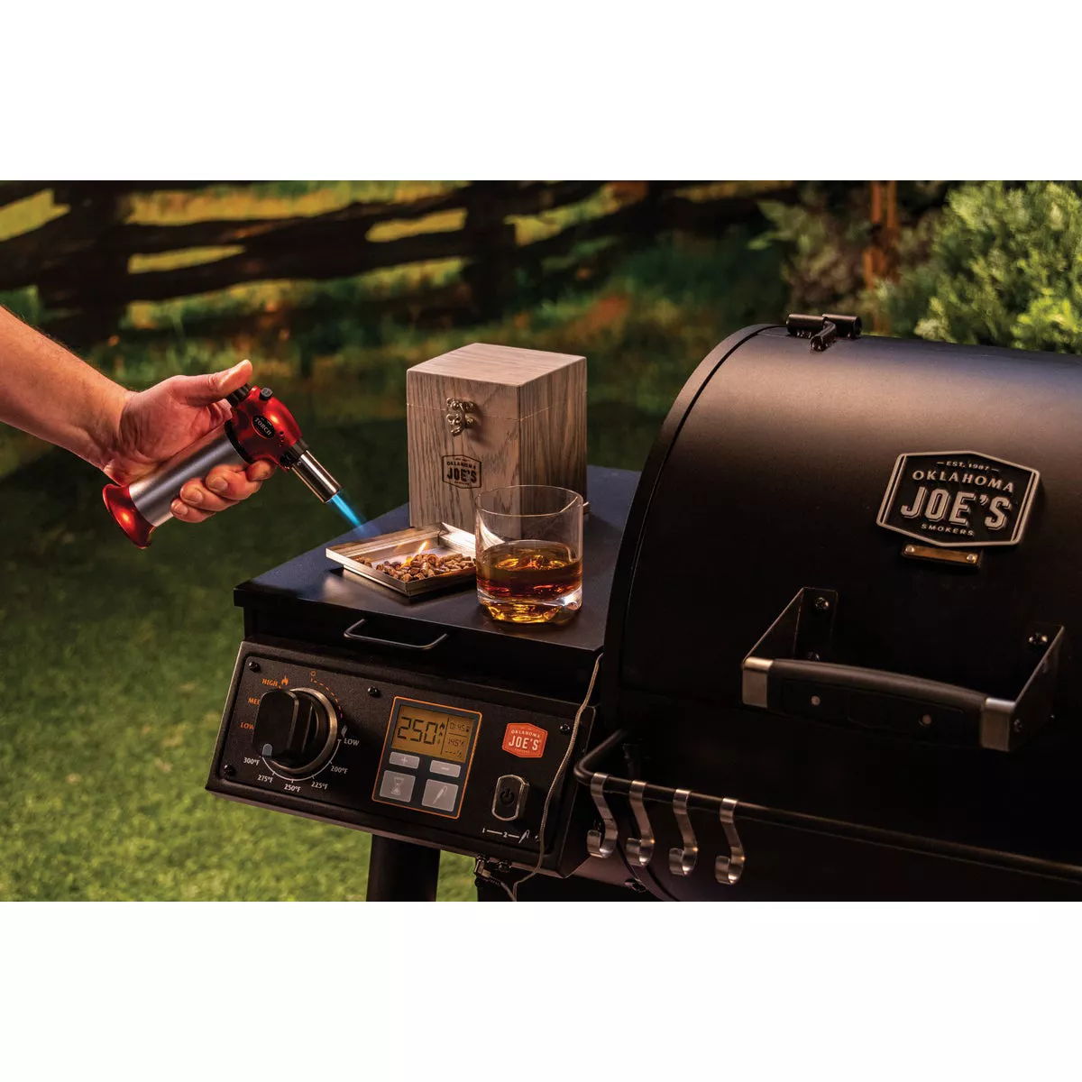 Oklahoma Joe's 5.5 In. Wood Cocktail Smoking Box - photo 3