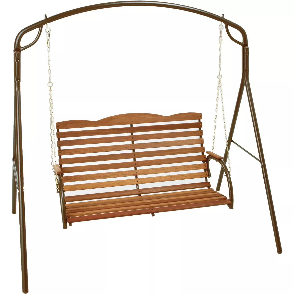 Jack Post Country Garden Steel 71-1/2 In. W. x 48 In. D. x 66-3/4 In. H. Brown Swing Frame - photo 3
