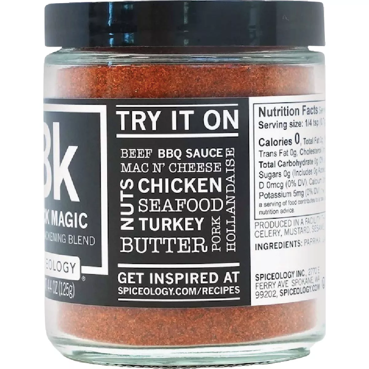 Spiceology Black Magic 4.4 Oz. Cajun Blackening Blend Rub - photo 3