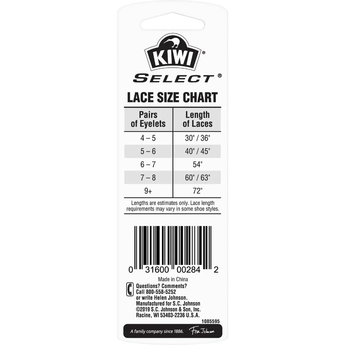 Kiwi Select Dress Round 36 In. Laces (2-Pair) - photo 4