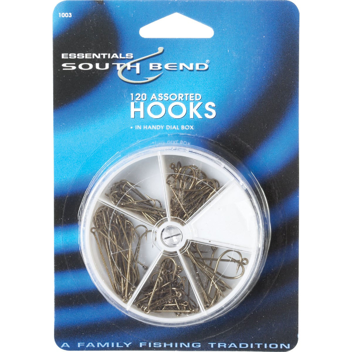SouthBend 120-Piece Assorted Fishing Hook Kit