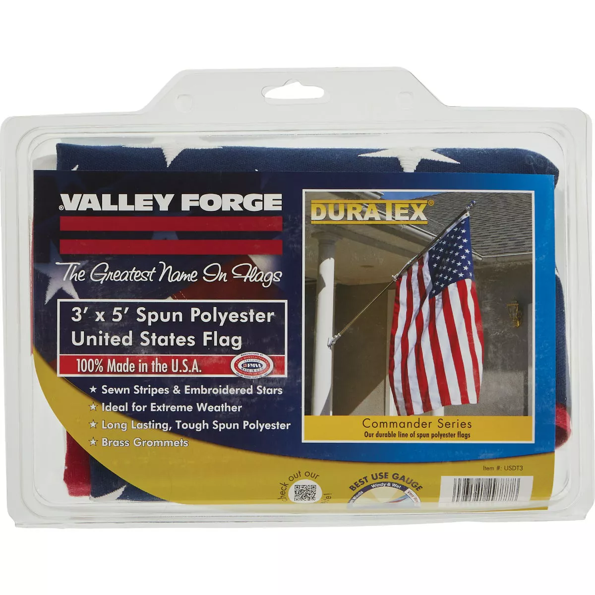 Valley Forge 3 Ft. x 5 Ft. Polyester American Flag - photo 2