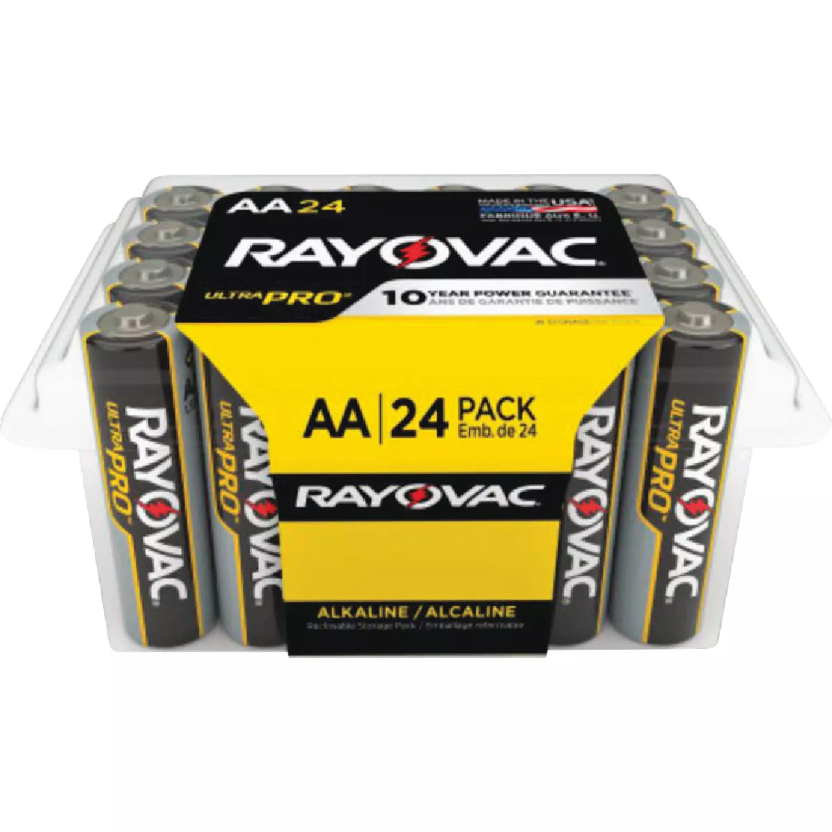 Rayovac UltraPro AA Alkaline Battery (24-Pack)