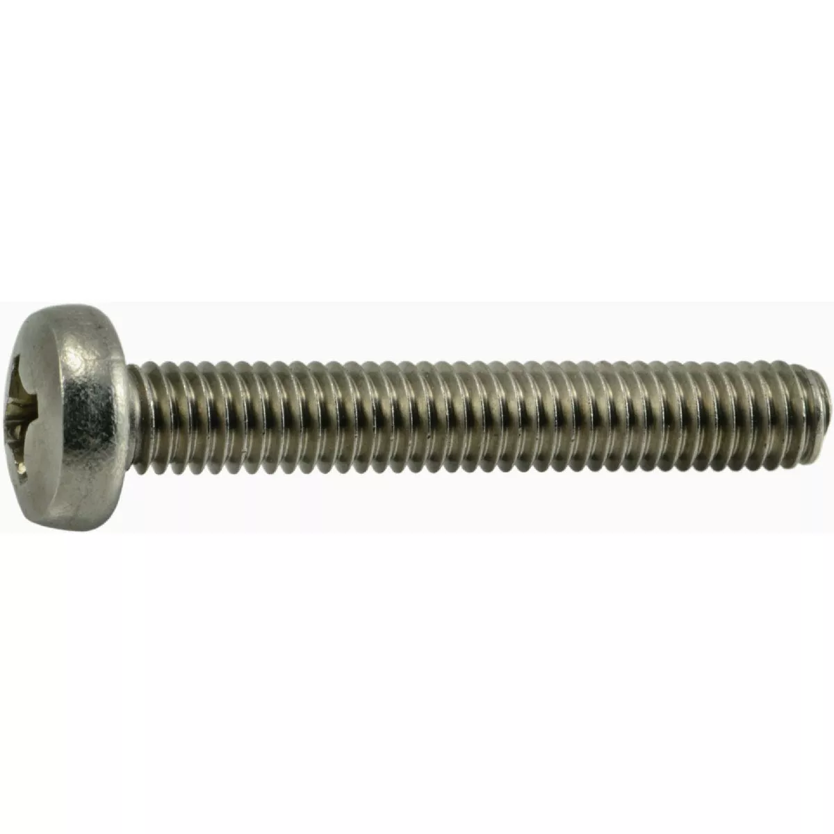 Midwest Fastener 6mm-1.0 x 40mm A2 Stainless Steel Coarse Thread Phillips Pan Head Machine Screws (10 Ct.)