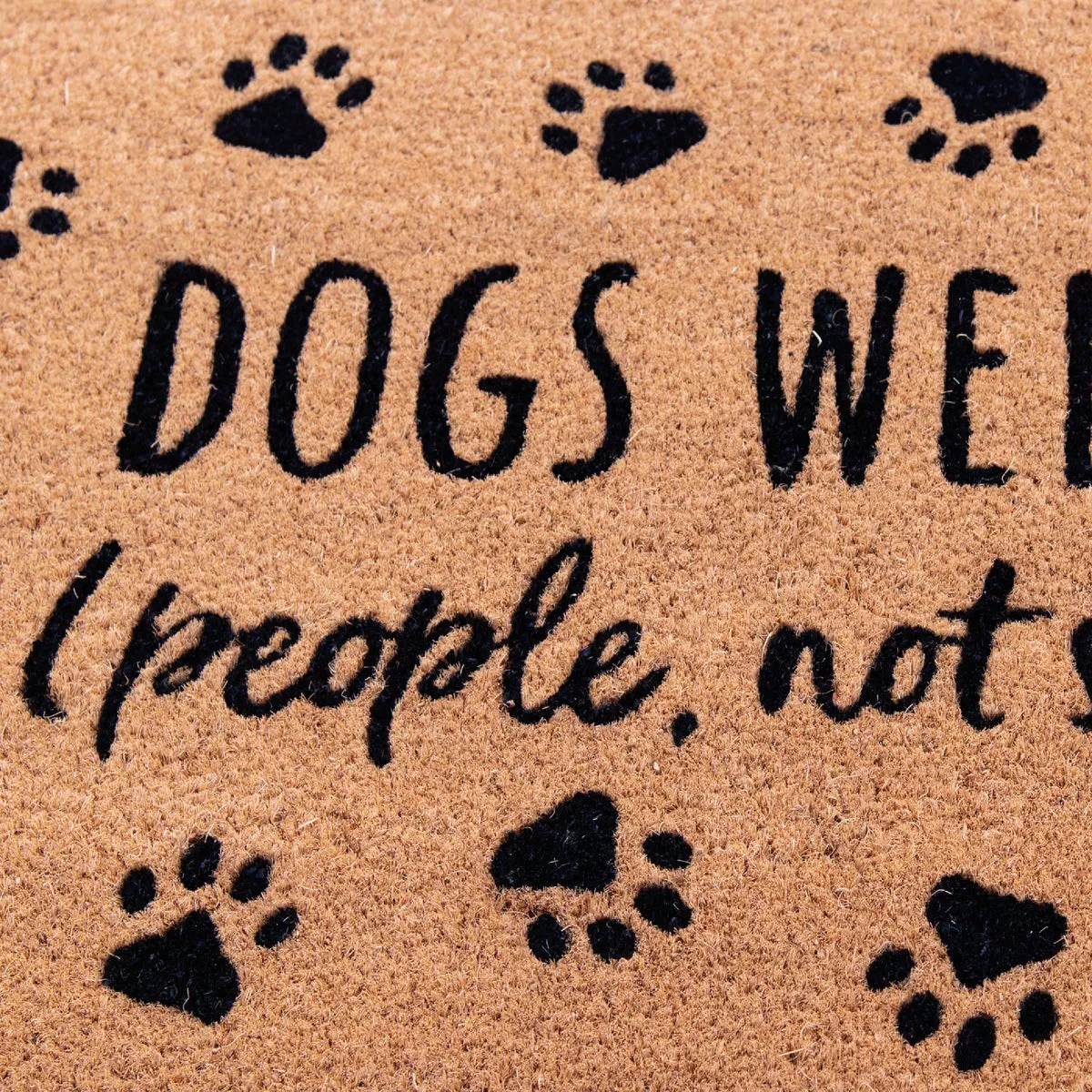 Natco Home 18 In. x 30 In. Coir Outdoor Doormat, Dogs Welcome - photo 2