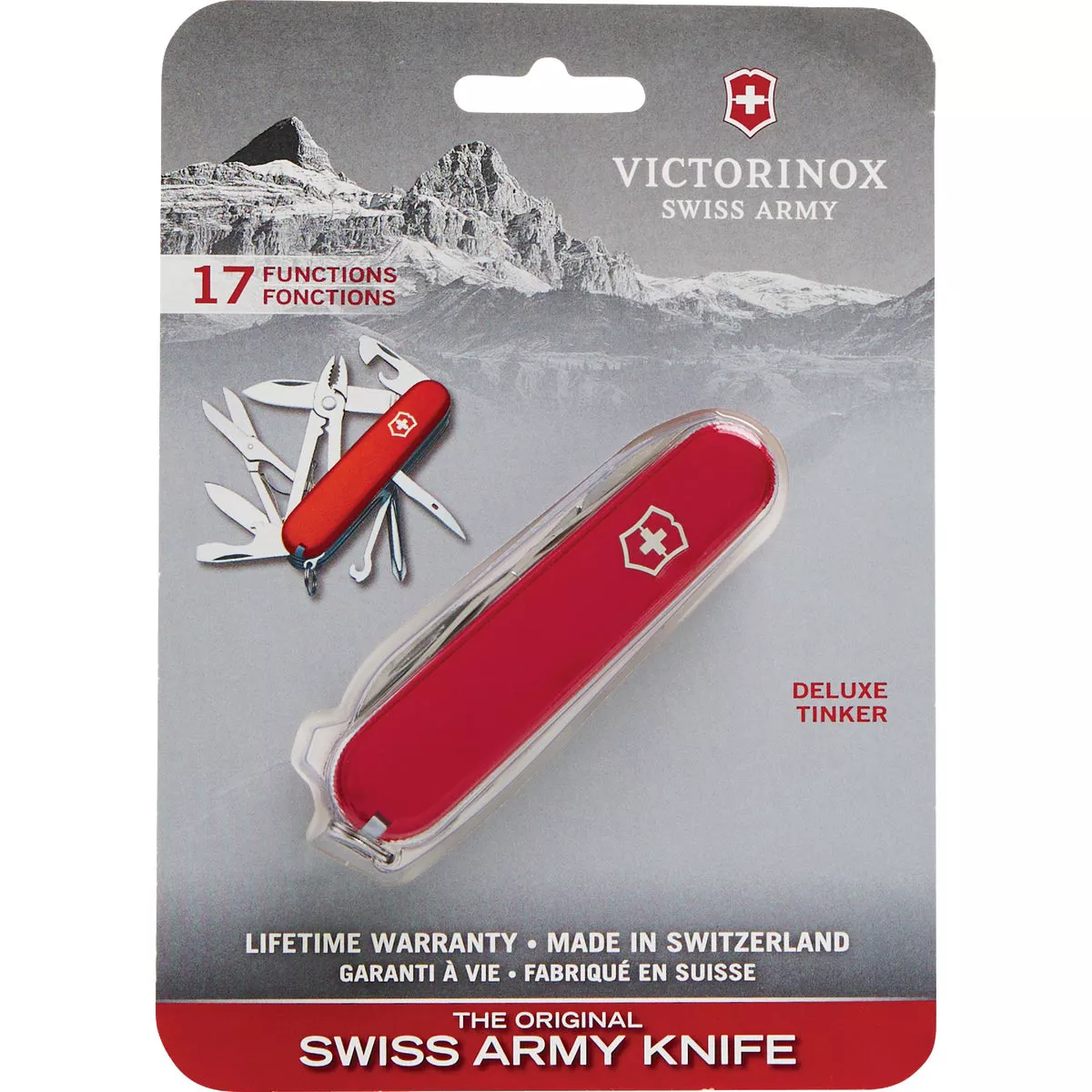 Victorinox Deluxe Tinker 17-Function 3-1/2 In. Red Swiss Army Knife - photo 2
