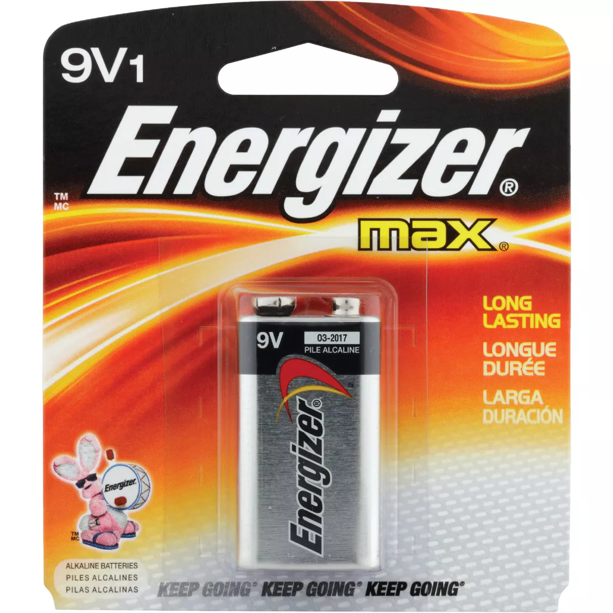 Energizer Max 9V Alkaline Battery - photo 2