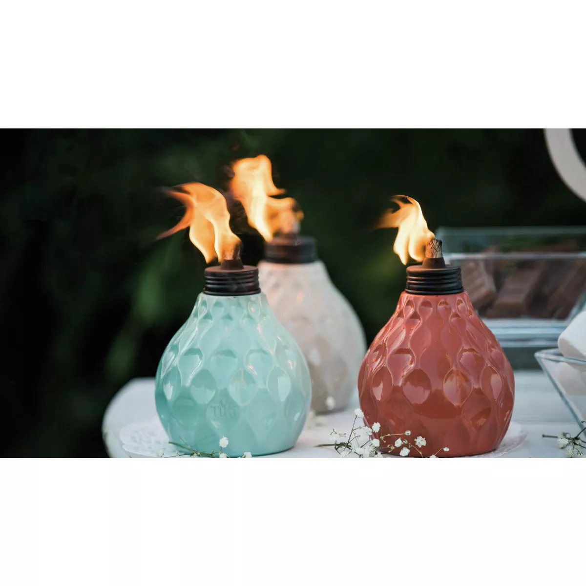Tiki 6 In. Glass Table Torch - photo 3