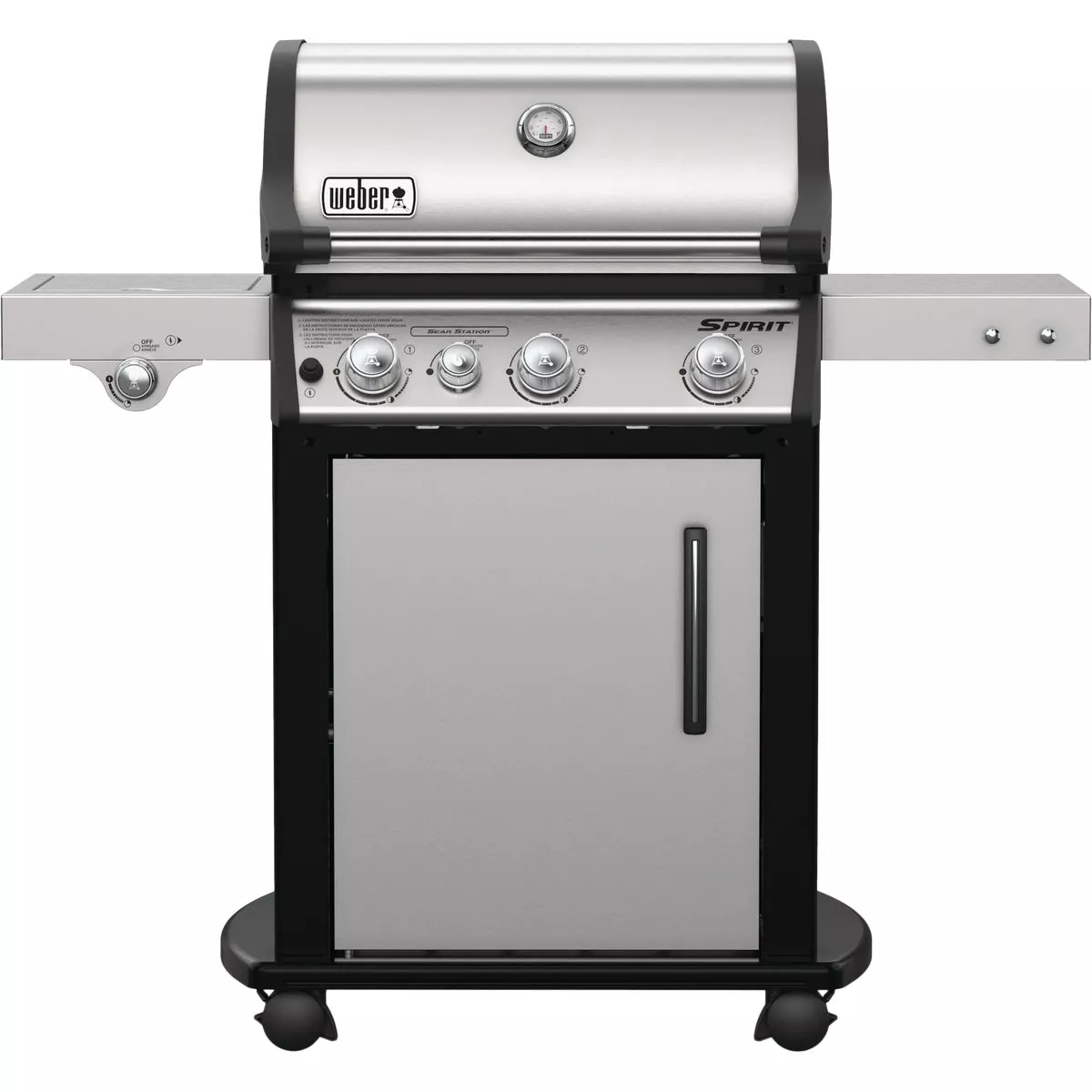 Weber Spirit SP-335 3-Burner Liquid Propane Gas Grill, Stainless Steel