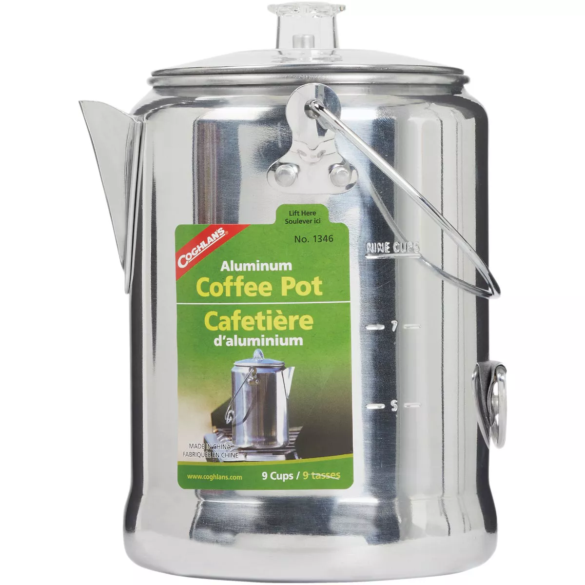 Coghlans 9-Cup Aluminum Camping Coffee Pot - photo 3