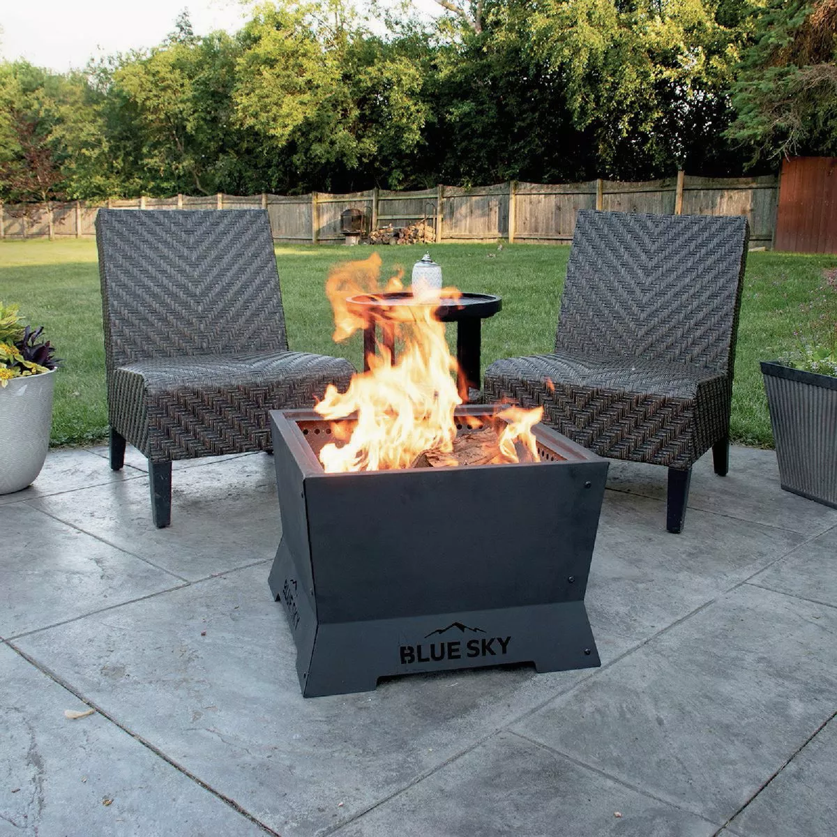 Blue Sky 22 In. Square Wood Smokeless Fire Pit - photo 6
