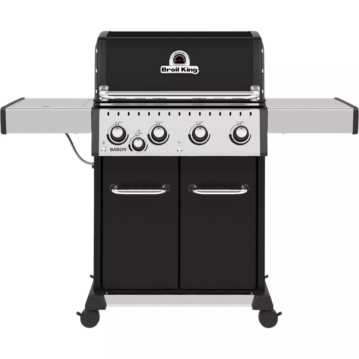 Broil King Baron 440 Pro 4-Burner Black 40,000 BTU Natural Gas Grill