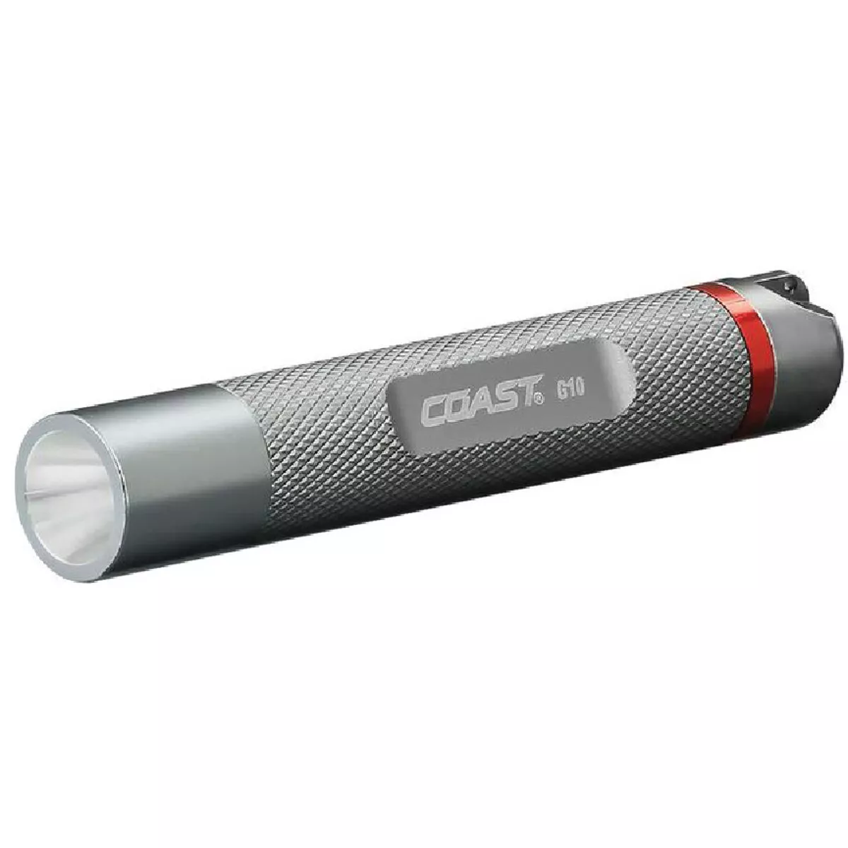 Coast 375/44 Lm. LED Alkaline Flashlight, Silver