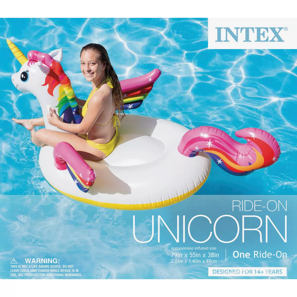Intex Ride-On Unicorn Pool Float - photo 4