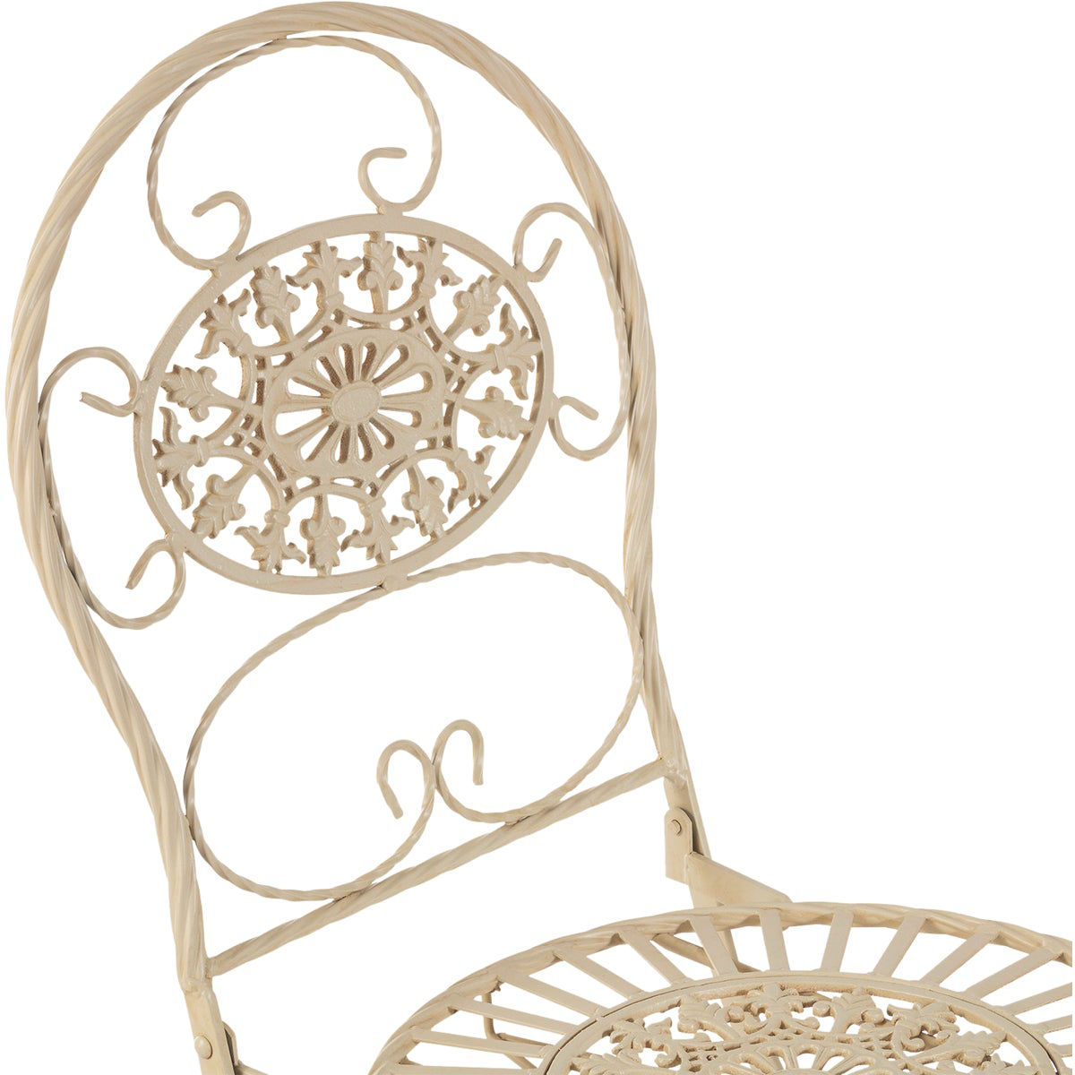 Alpine 3 Piece Vintage Cream Color Metal Bistro Set Do it Best