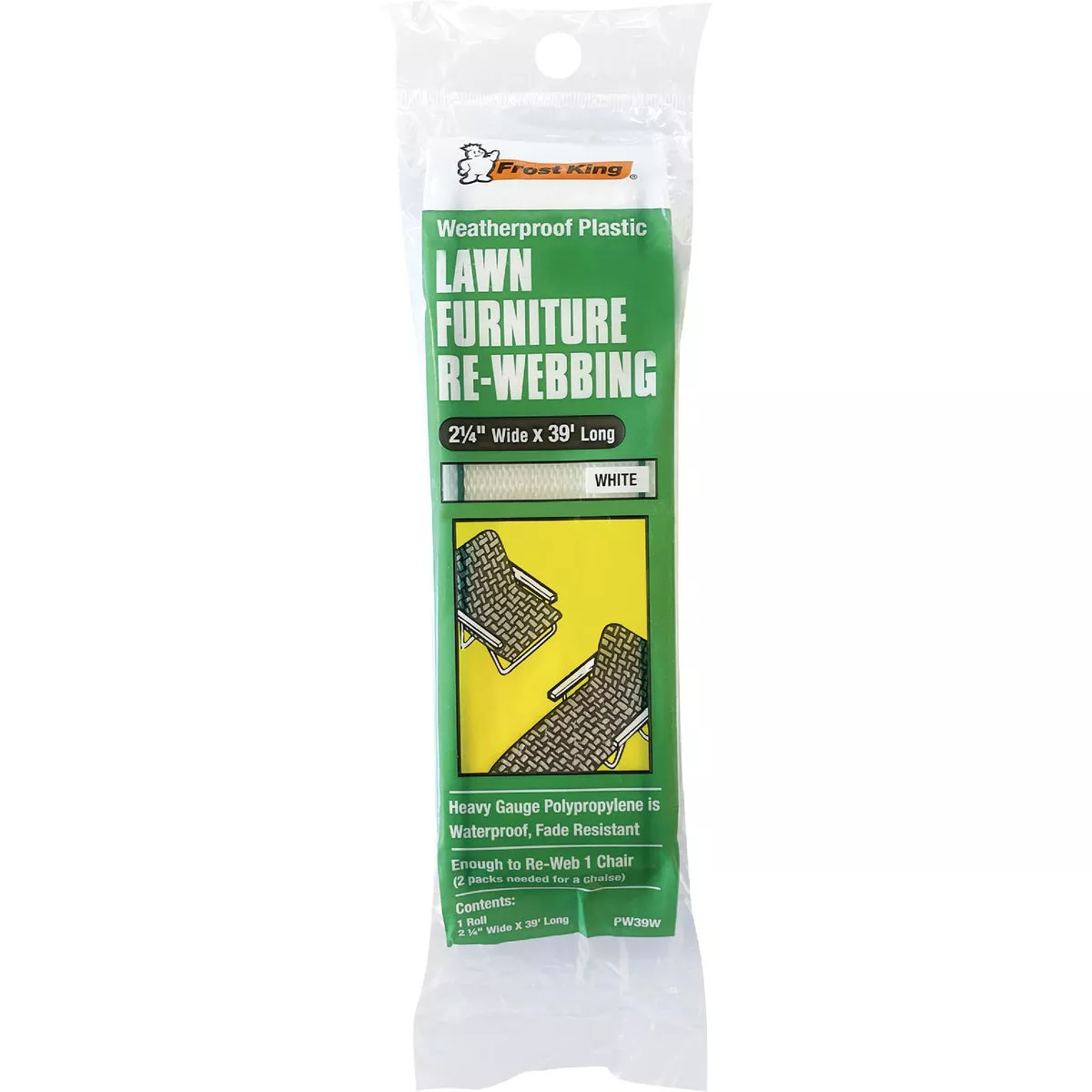 Frost King Blue 39 Ft. L. Outdoor Chair Webbing - photo 3