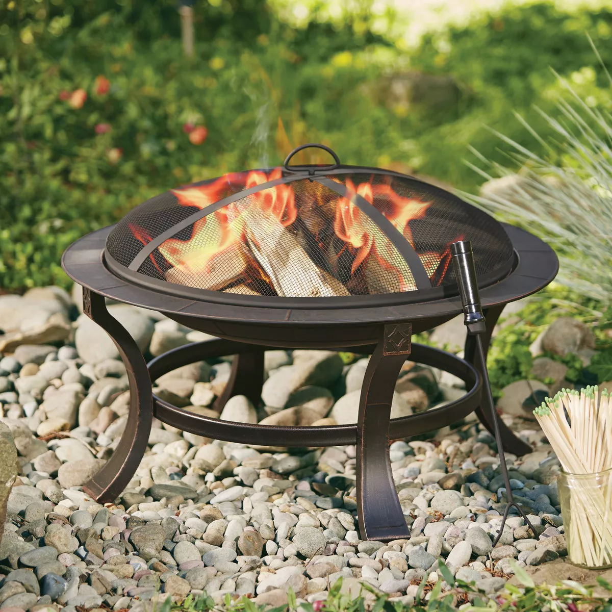Keaton 30 In. Round Wood Burning Fire Pit - photo 2