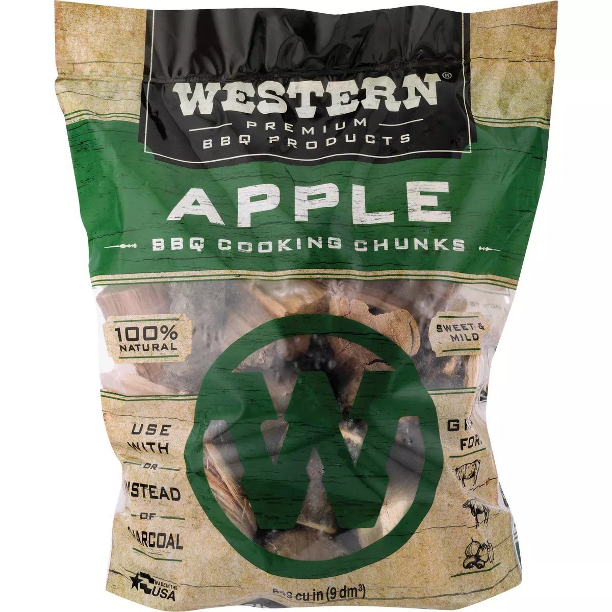 Western 500 Cu. In. Apple Wood Smoking Chunks