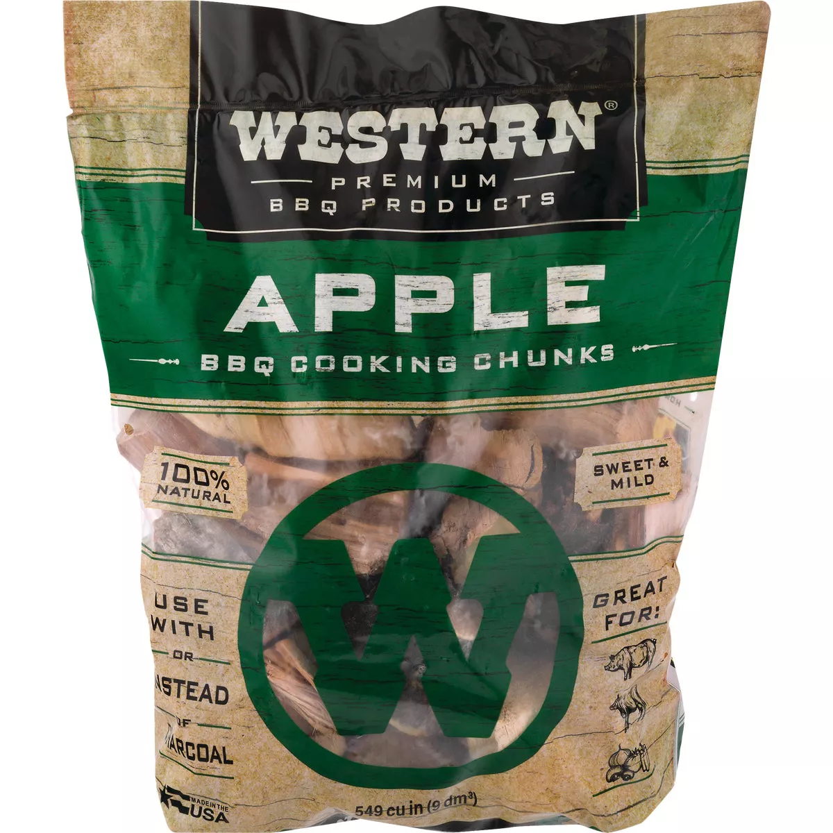 Western 500 Cu. In. Apple Wood Smoking Chunks - photo 3