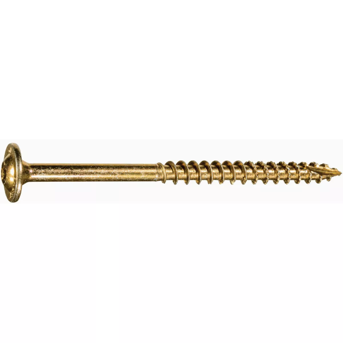 Midwest Fastener SaberDrive 5/16 In. x 4 In. Yellow Zinc Construction Lag Screws Tub (30 Ct.)