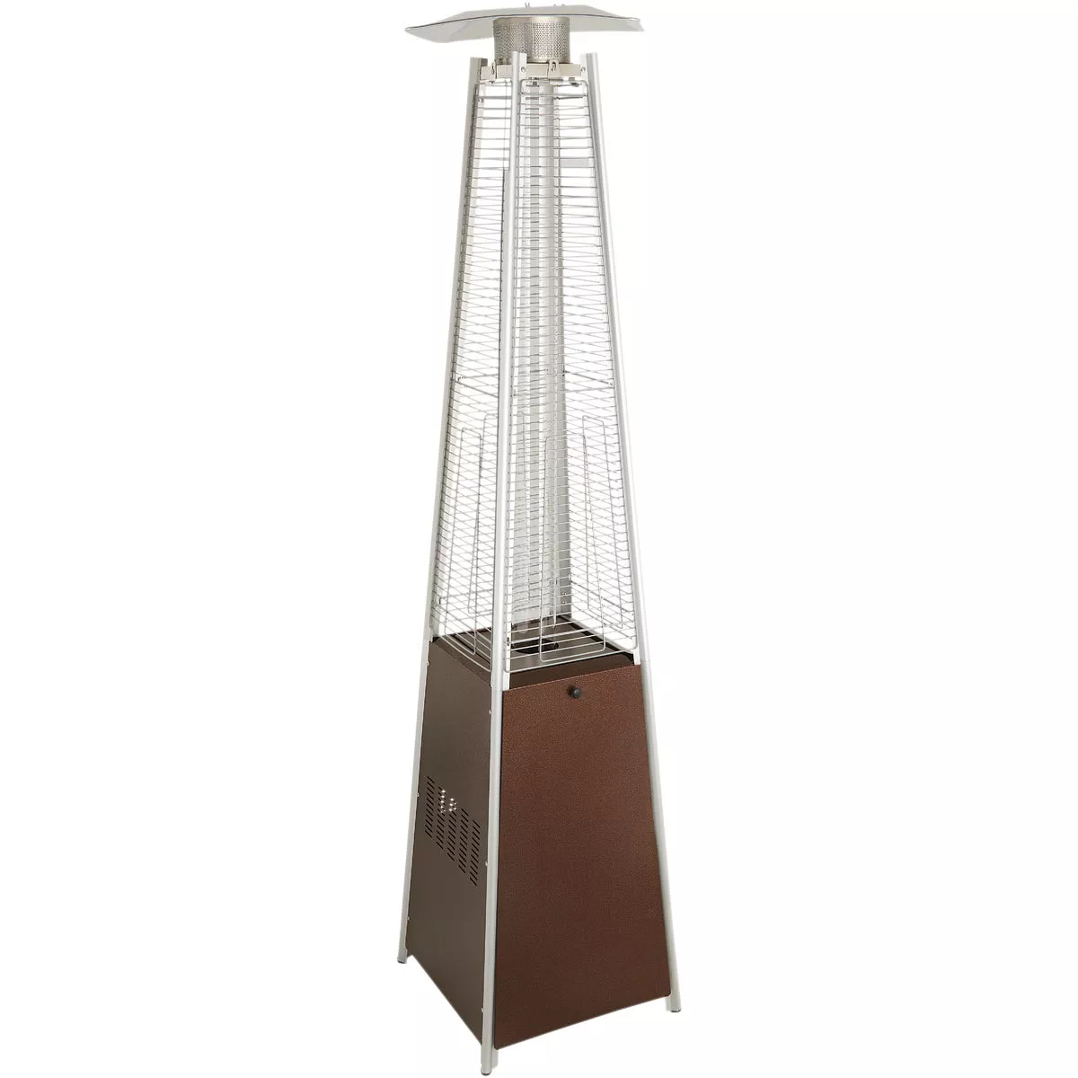 Remington 46,000 BTU Bronze Steel Pyramid Outdoor Patio Heater