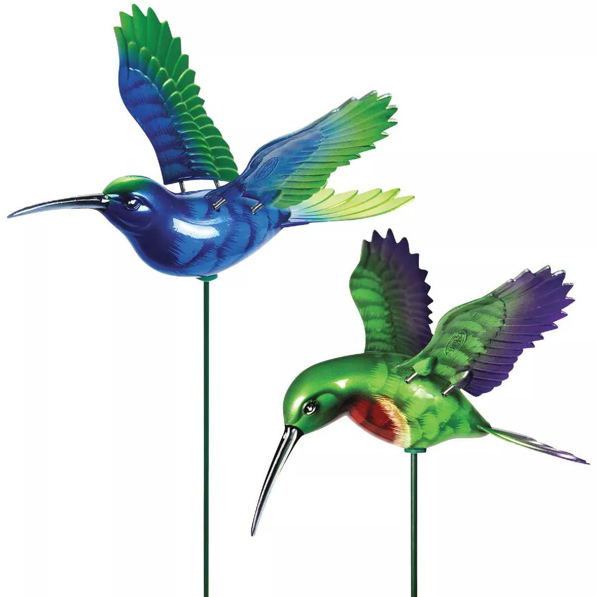 Exhart WindyWings 15.5 In. H. Plastic Hummingbird Garden Stake - photo 2