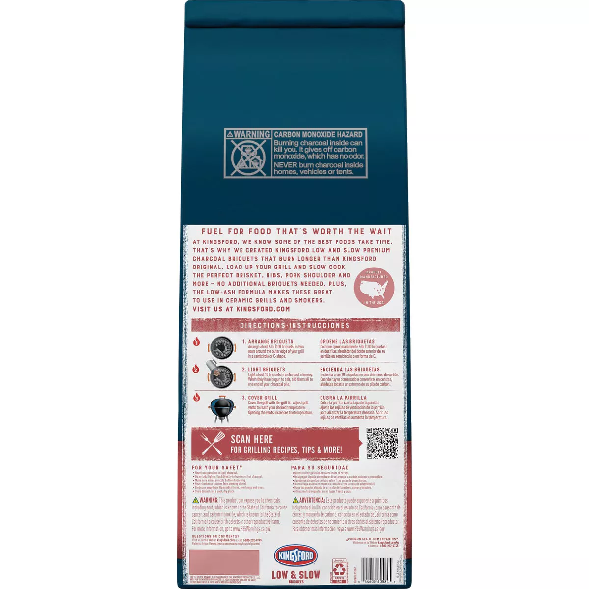 Kingsford Low & Slow 12 Lb. Charcoal Briquets - photo 2
