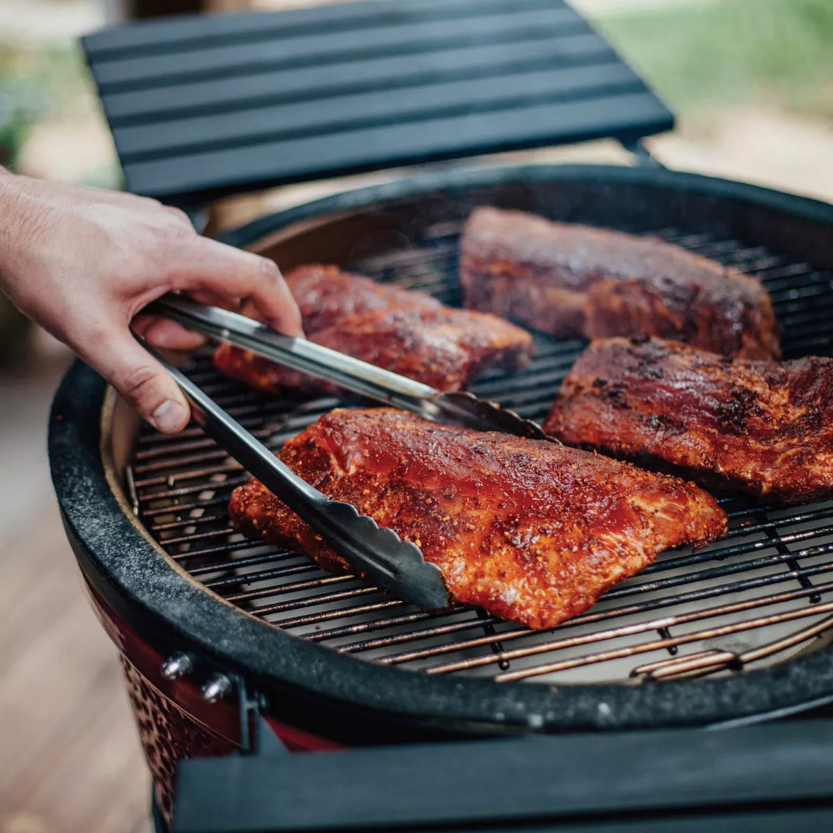 Kamado Joe Classic I 18 In. Blaze Red Ceramic Charcoal Grill - photo 6
