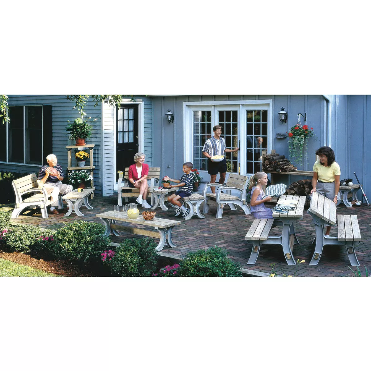 Hopkins Polyethylene Convertible Table - photo 2