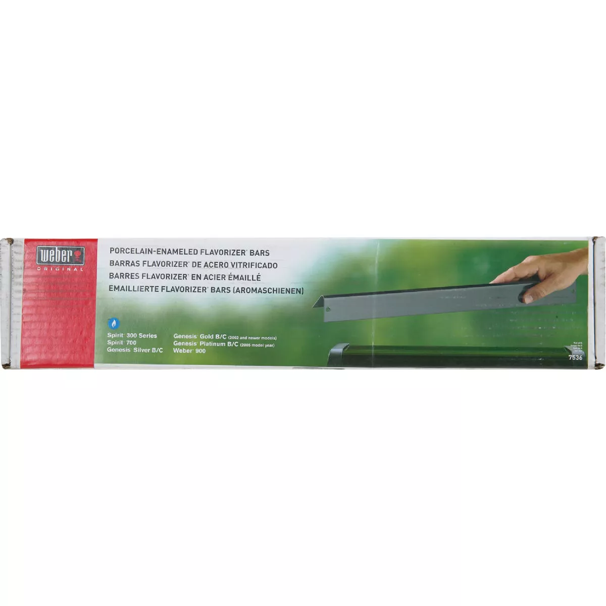 Weber 22.5 In. Porcelain Enamel Side Mount Flavorizer Bar (5-Pack)