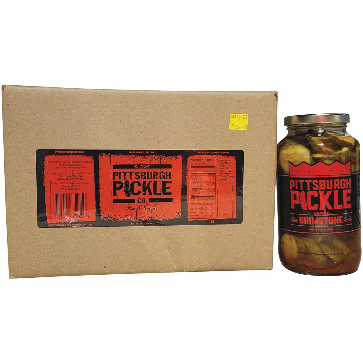 Pittsburgh Pickle Company Brimstone 24 Oz. Pickle Chips - photo 2