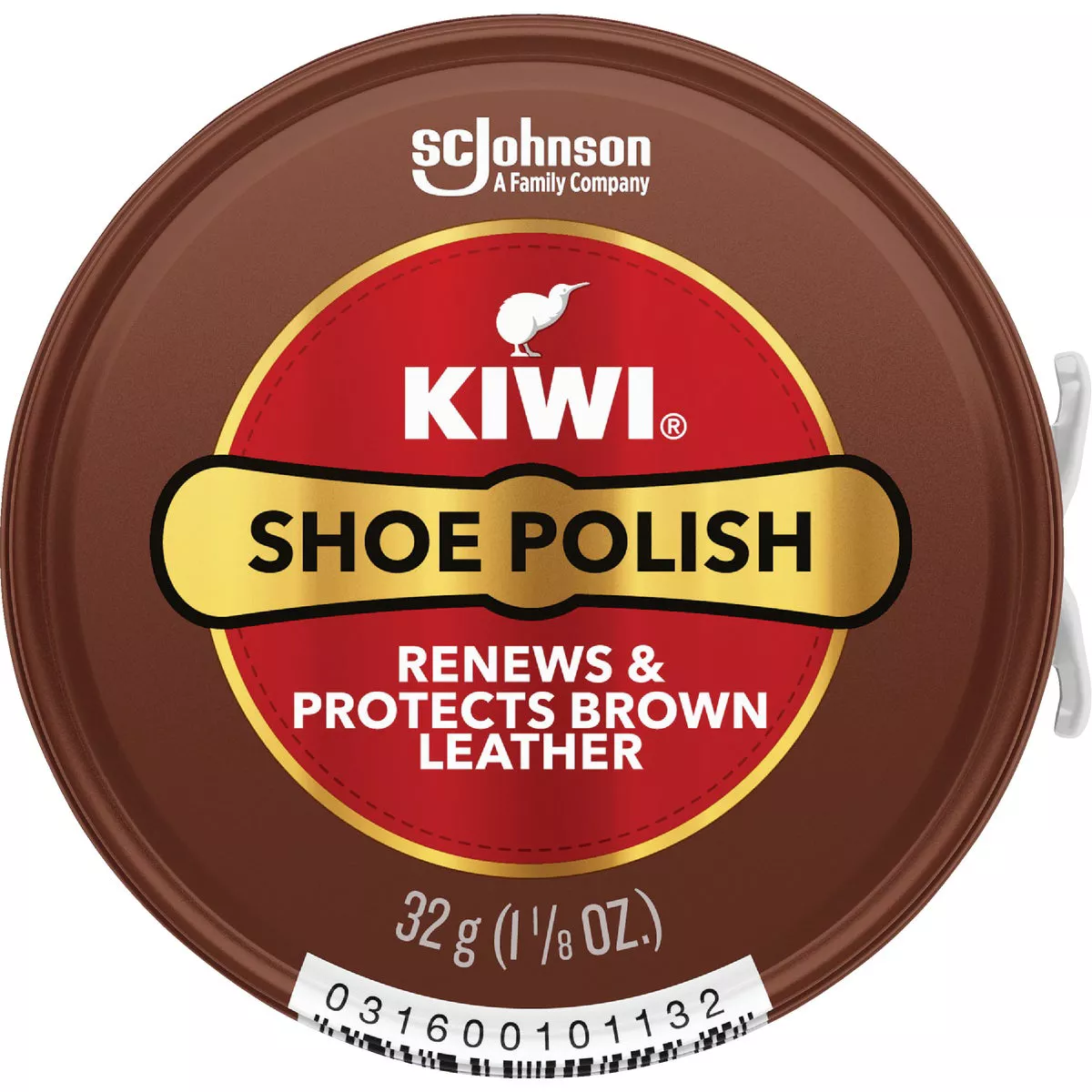 Kiwi 1-1/8 Oz. Brown Shoe Polish