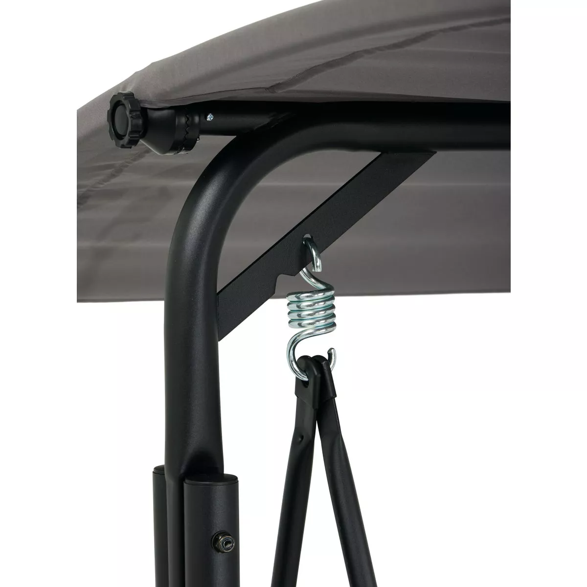Outdoor Expressions 3-Person Patio Swing with Canopy - photo 4