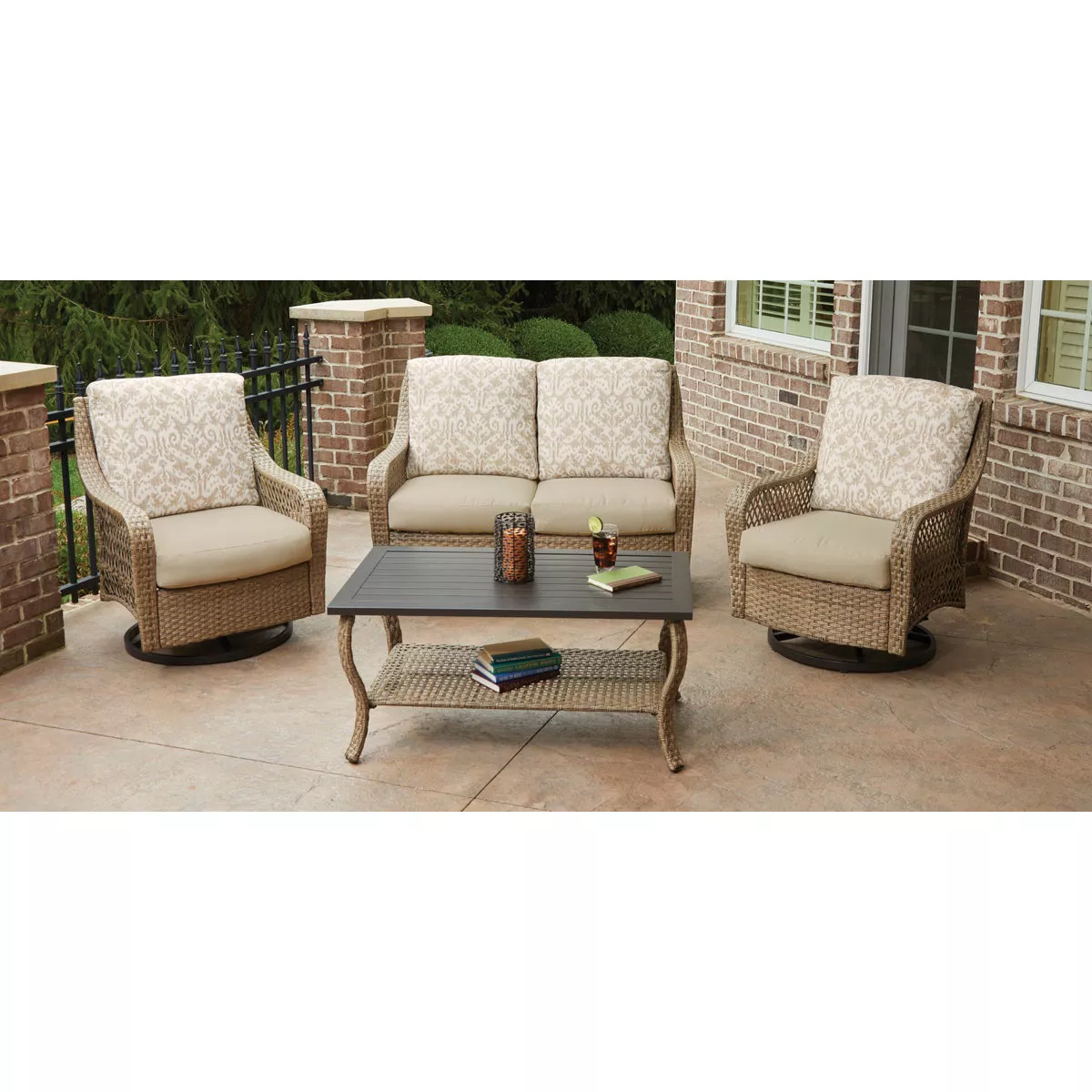 Outdoor Expressions Paris 4-Piece Chat Set - photo 3