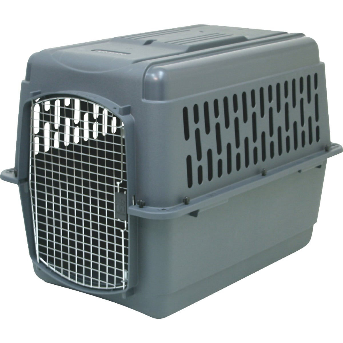 Petmate Pet Porter Dog Kennel, 24inch Length, 15 to 20lbs, Pale Aqua and  Black 